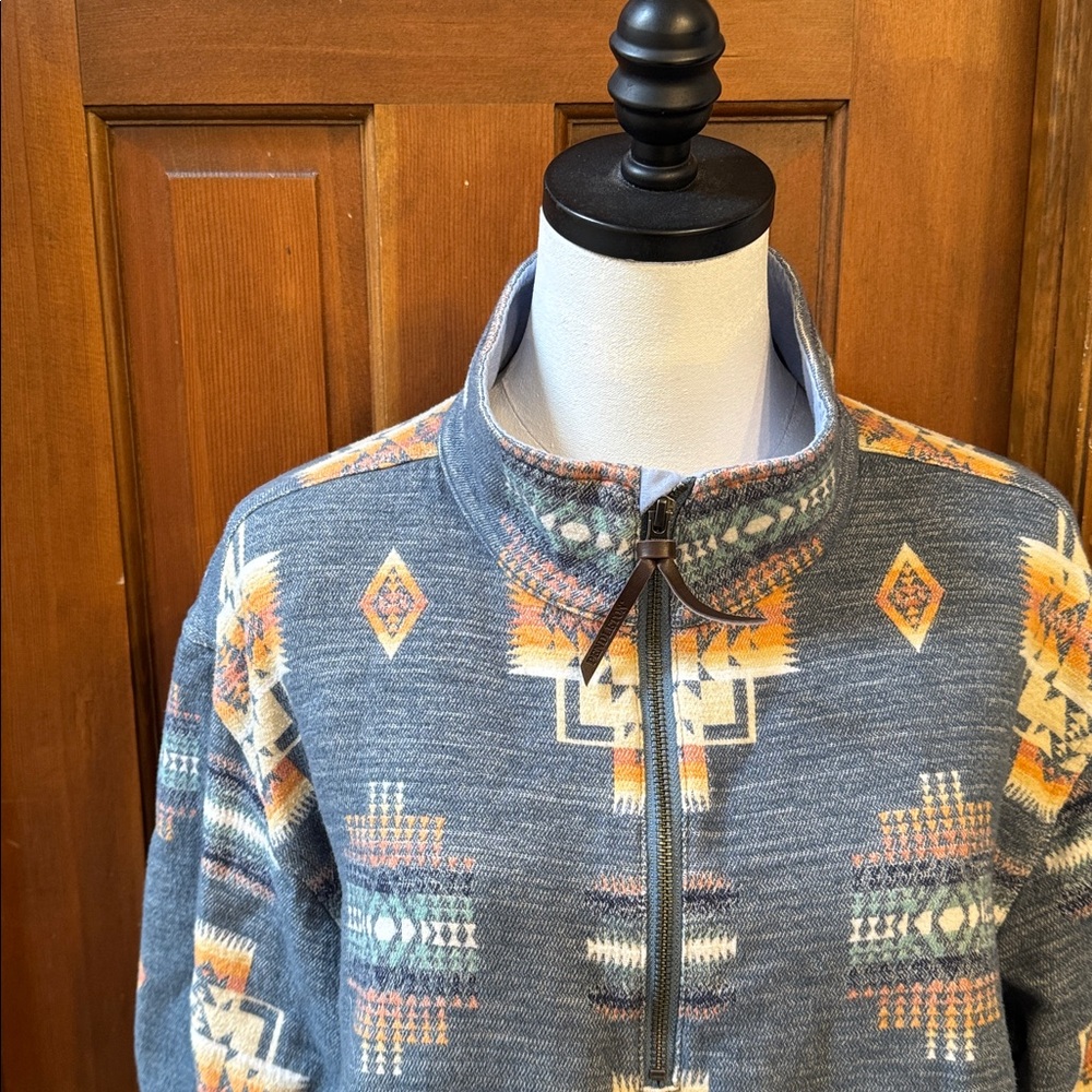 Pendleton Women’s Aztec Pattern Jacket - Gray and… - image 6